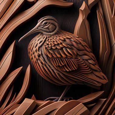 3D model woodcock (STL)